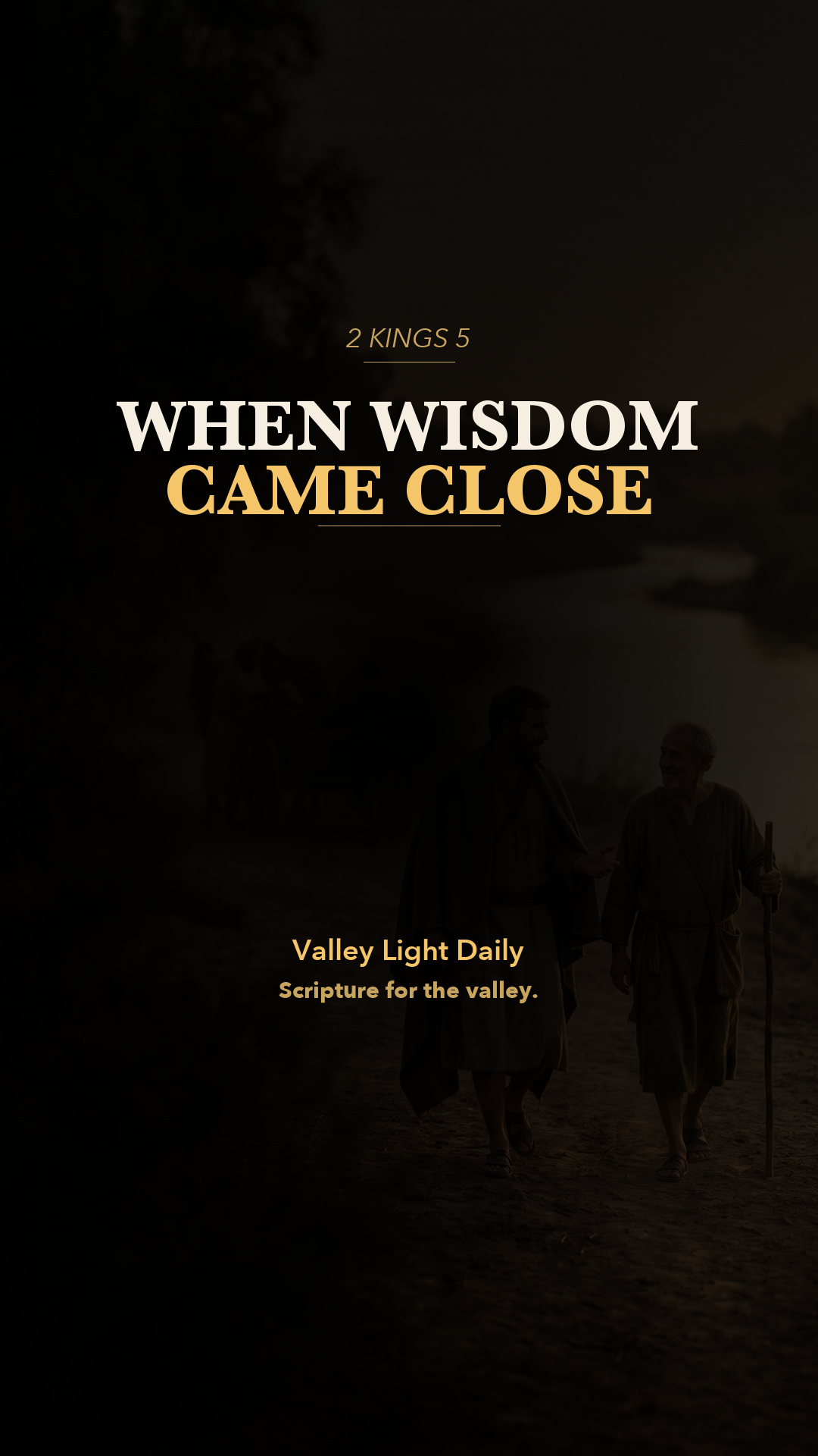 When Wisdom Came Close cover