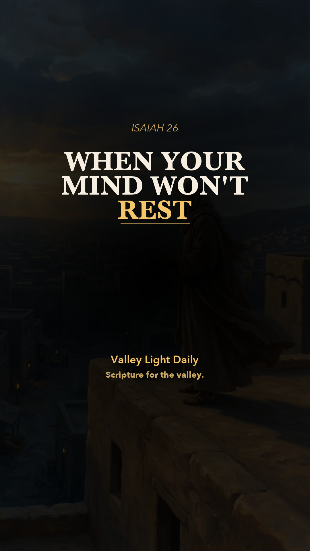 When Your Mind Won't Rest. cover