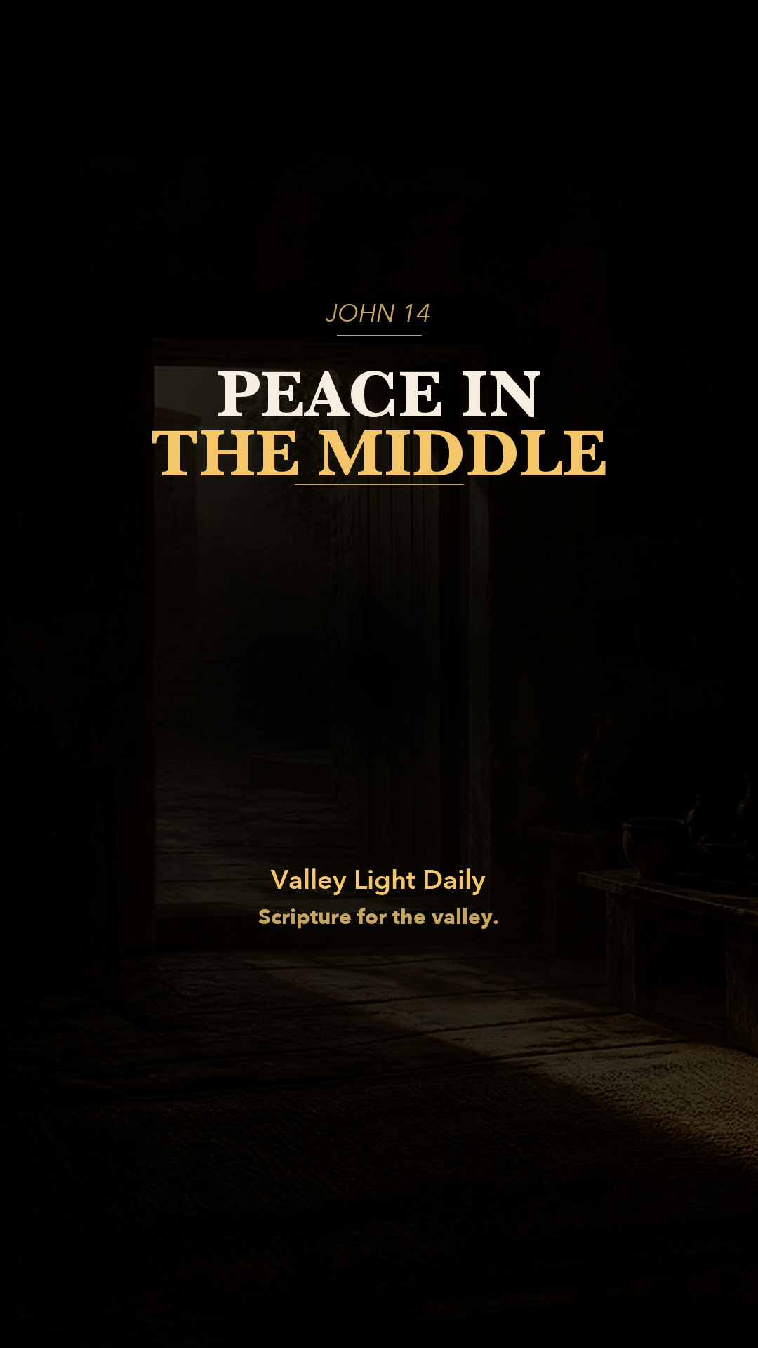 Peace in the middle. cover