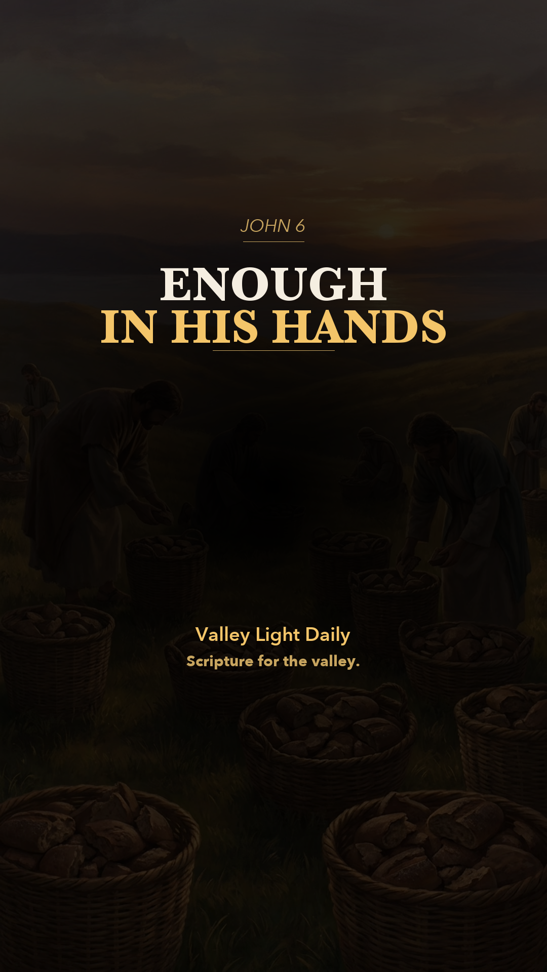 Enough In His Hands. cover