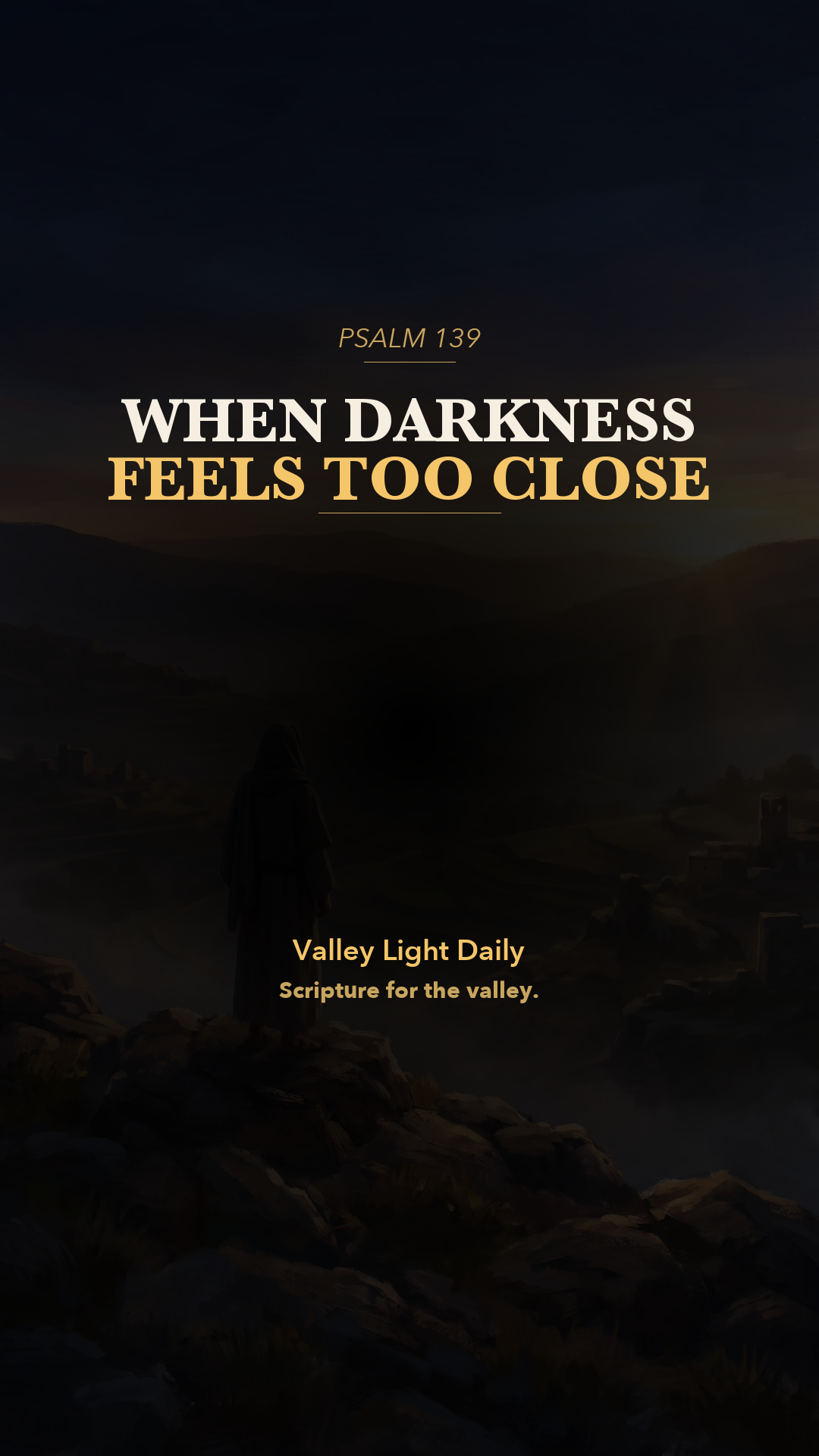 When Darkness Feels Too Close. cover
