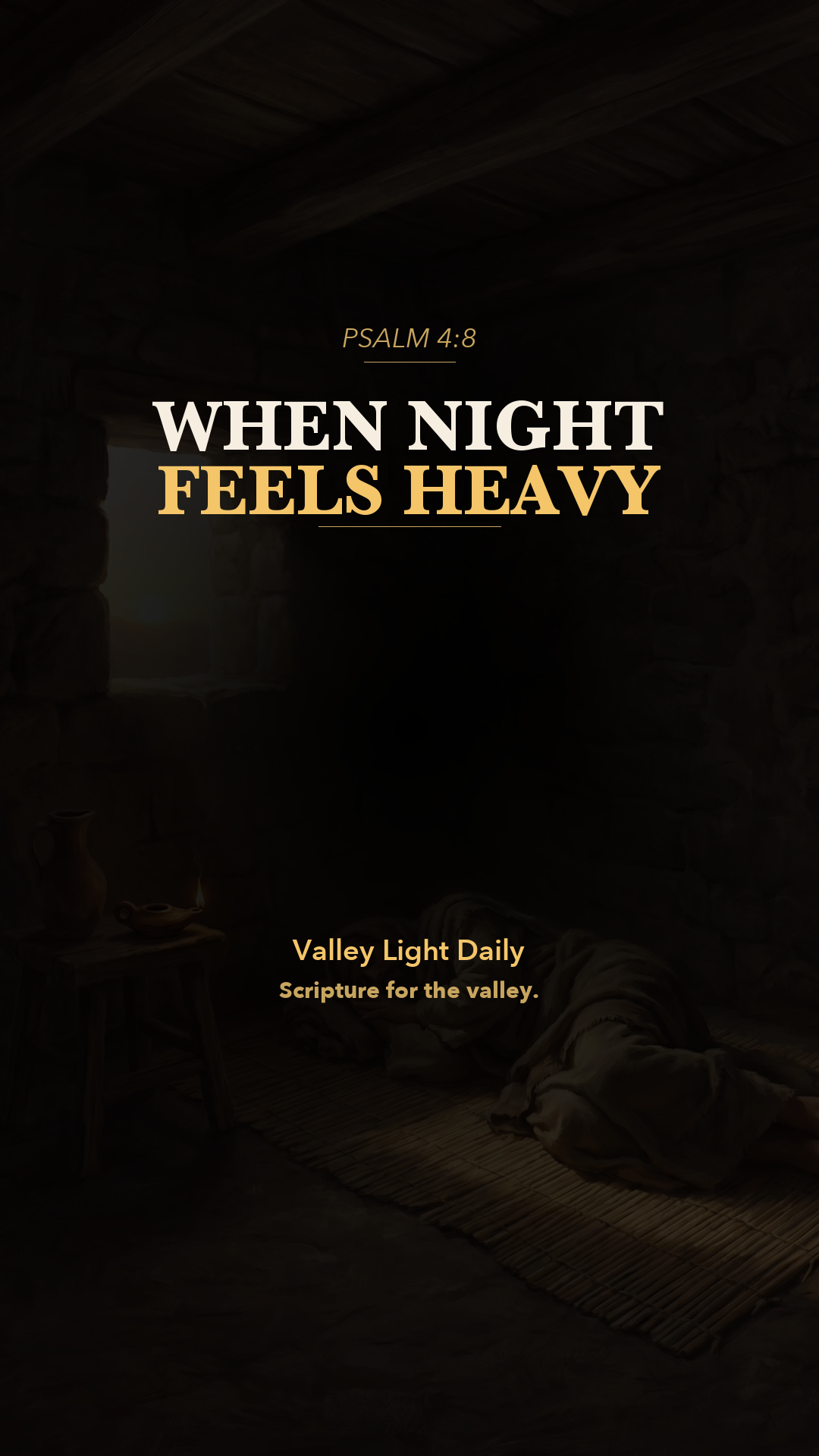 When Night Feels Heavy. cover