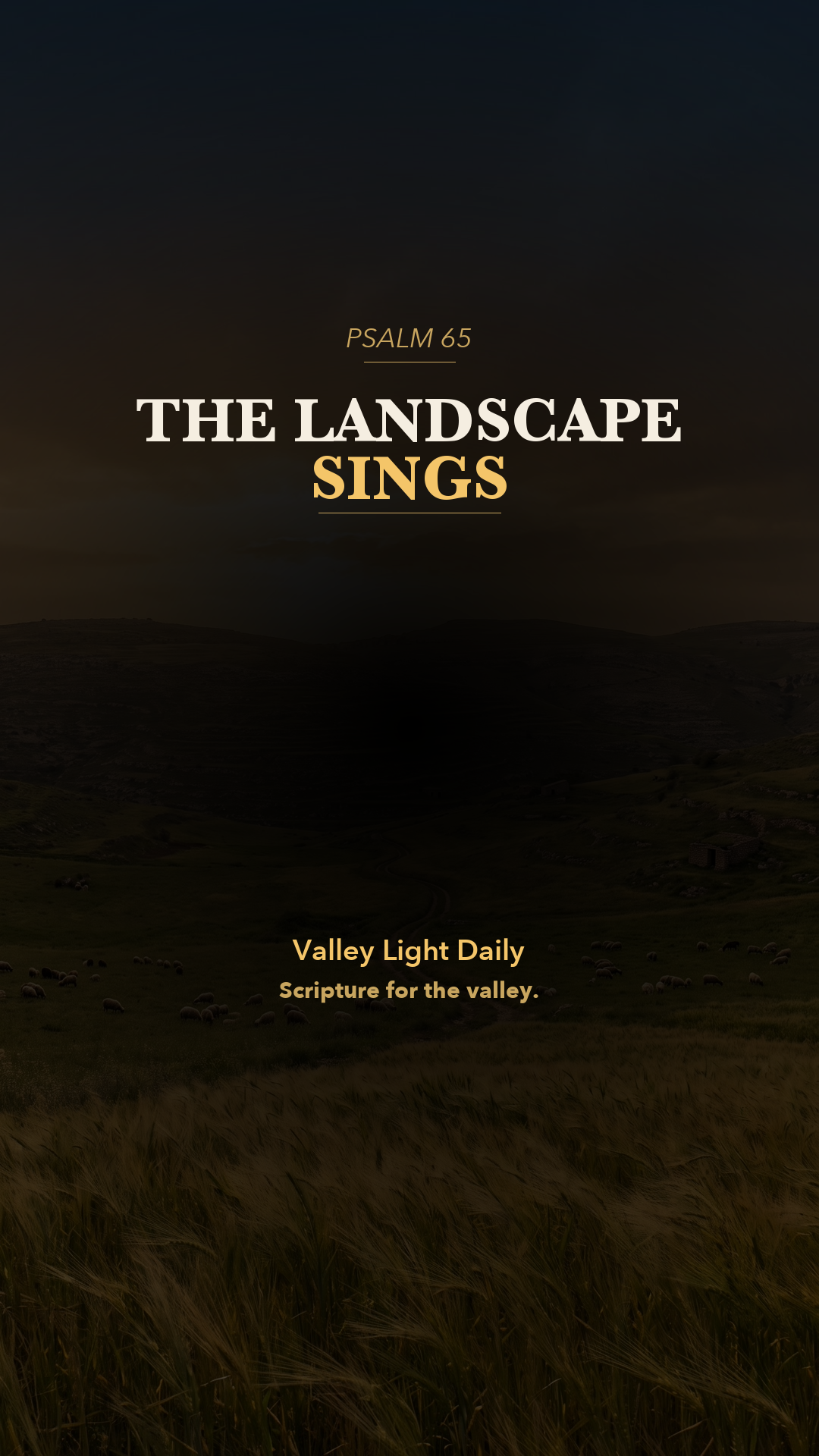 The Landscape Sings cover