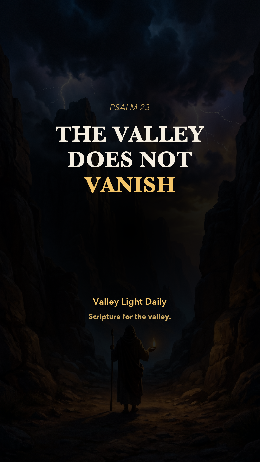 The Valley Does Not Vanish reel cover